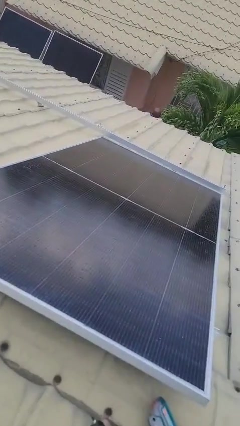 Solar panel installed by Eton Electrical